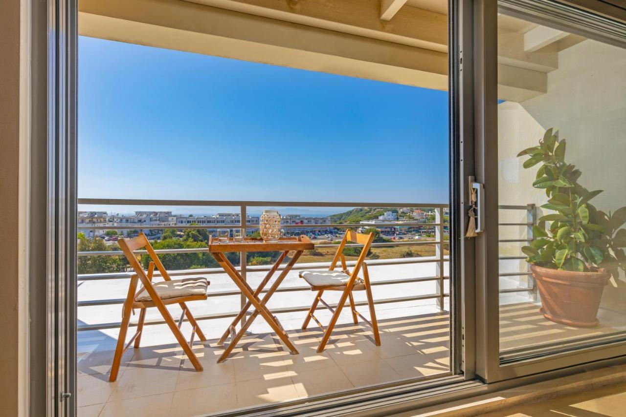 Sunny Penthouse,Modern Amenities+Aegean View Daire Rhodes City Dış mekan fotoğraf
